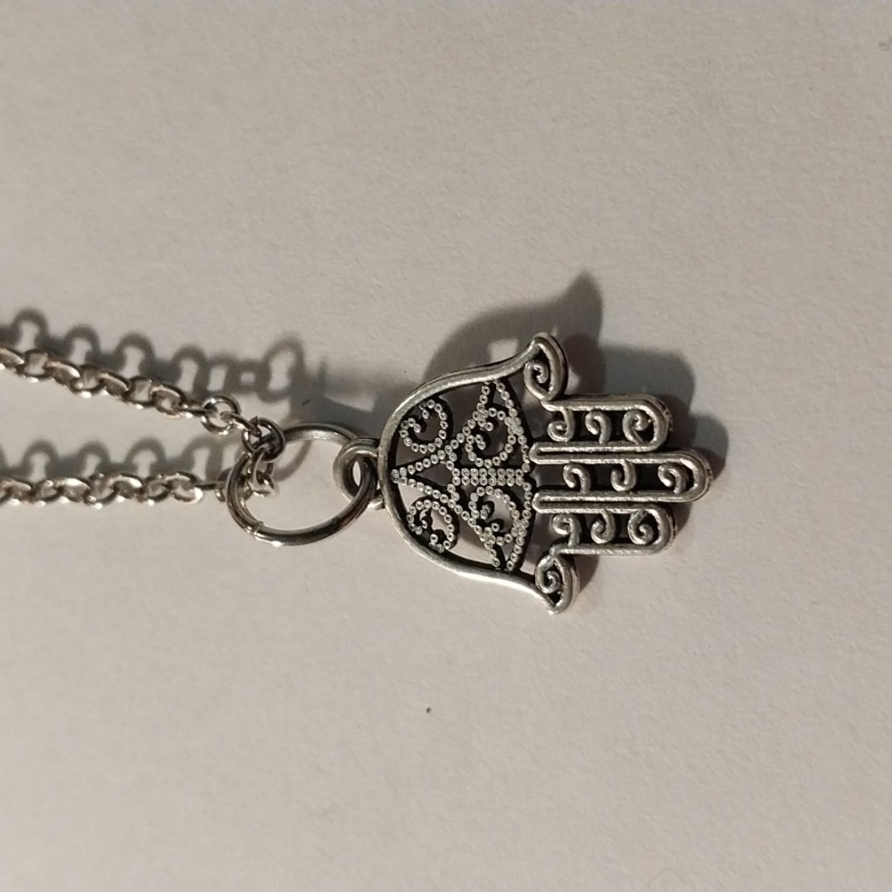 Hamsa Charm Pendant Necklace